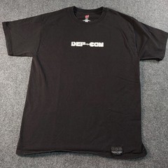 DEF CON 25 Hacker Conference T‑Shirt Mens Medium Black 2017 Crossbones Tech Tee