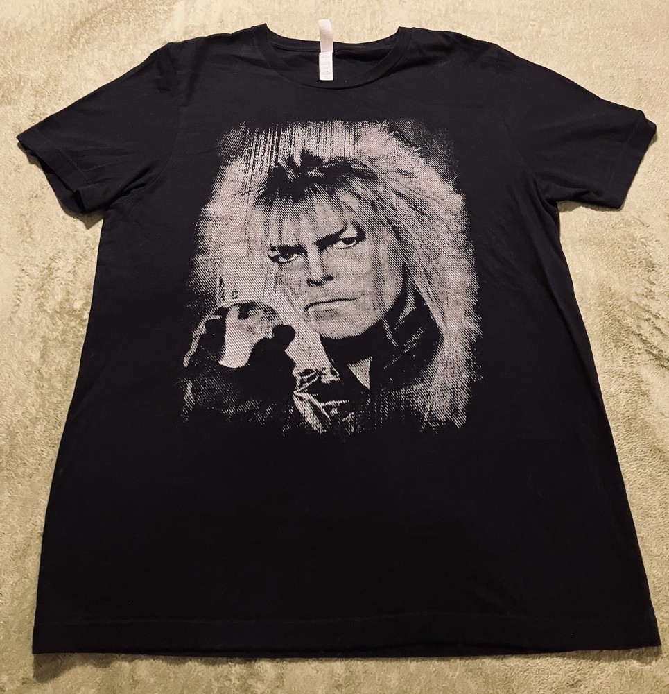 Labyrinth Goblin King David Bowie Graphic Tee SOFT!!! Size L