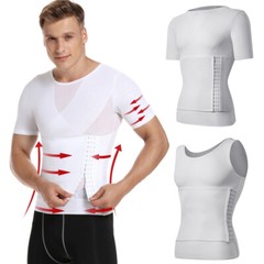 Fajas Para Hombres Faja Reductora De Hombre Body Shaper Tummy Control Tee Shirt