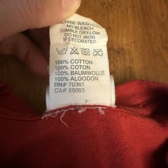 Vintage Disney Store Houston Mickey Mouse T-shirt Made In USA Irregular S Red