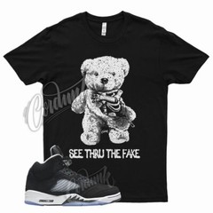 Black THRU Shirt for J1 5 Oreo Pure White Cool Grey Moonlight Atlanta