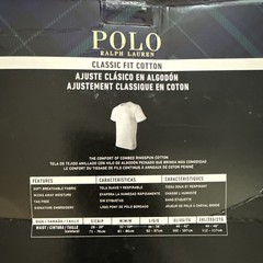 Polo Ralph 6 Piece Classic fit Colton Crews white T-SHIRT S-size Vintage