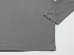 Patagonia Long Sleeve Logo T-Shirt Mens L Graphic Gray Organic Cotton