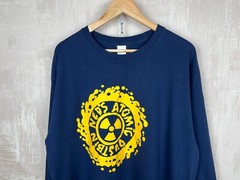 Ned’s Atomic Dustbin Rock Band Vintage Long Sleeve T-shirt Size XL Navy Blue