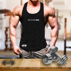Shut Up And Train Vest Gym Clothing Bodybuilding Training Workout Men Tank Top