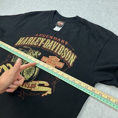 Harley-Davidson Kuala Lumpur T-Shirt Mens XL Black Double-Sided Moto Malaysia