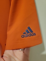 NWT Adidas Golf Ultimate 365 Polo Shirt Sz M Orange Performance Stretch Athletic
