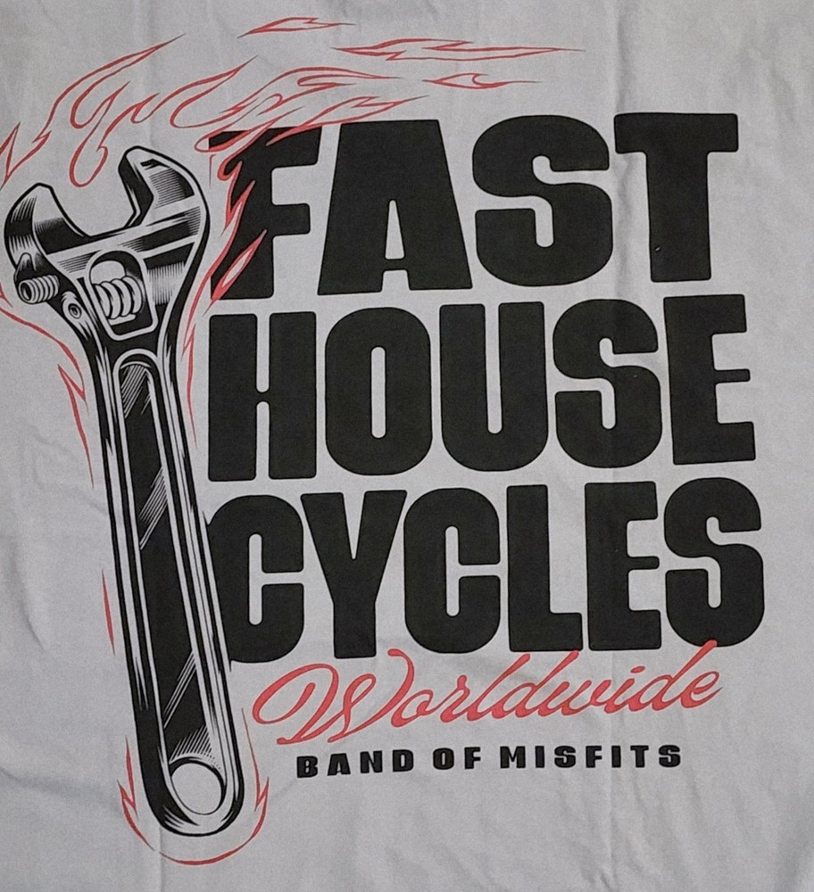 FastHouse Cycles T-Shirt Men’s Sz XL Band of Misfits Worlwide Bike Motocross Tee