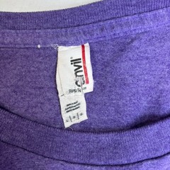 Anvil Clemson Tigers Purple Short Sleeve T-Shirt Size L