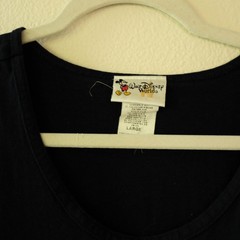 Vintage Disney Typhoon Lagoon Tank Top Mens Large Black Water Park Est 1989 WDW