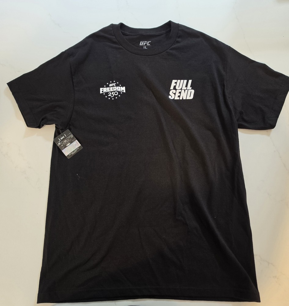 UFC Freedom 250 Full Send LIMITED EDITION T-Shirt (L) SOLD OUT IN STORE