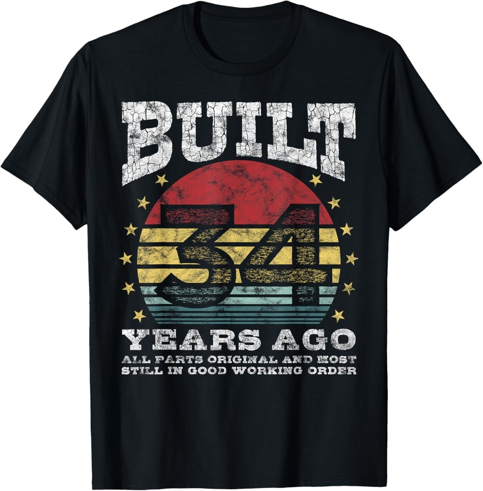 Funny 34th Birthday 34 Year Old B-Day Joke Saying Party T-Shirt