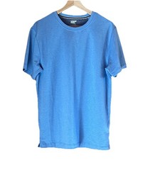 Lands’ End Blue Stretch Recycled Classic Fit Crew Neck Short Sleeve Tee Size S