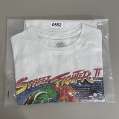 Street Fighter II Graphic T-Shirt White Retro Gaming 1991 Men’s M Double Sided