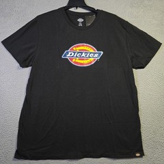 Dickies Shirt Mens 2XL XXL Black Regular Fit Classic Casual Logo Work Wear NWT