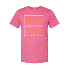 USA Athletic Premium Unisex Graphic T Shirt Modern Sports Shirt For Men And Wome