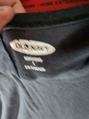 Old Navy Black Short-Sleeve Pocket Tee