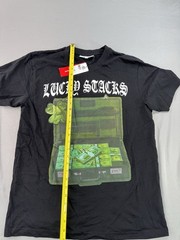 Headgear Classics Men’s T-Shirt Lucky Slacks Graphic Print Size Medium Tee NEW