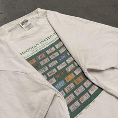 Vintage 80s Smithsonian National Museum American Art License Plate T-Shirt L