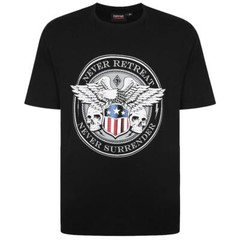 Espionage Mens Never Surrender Crew Neck Tee In 2XL-6XL