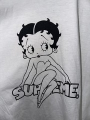 Supreme Betty Boop Tee T-Shirt White SS16 box logo 100% Authentic guaranteed