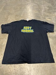 Abby Normal Mel Brooks Young Frankenstein Black T-Shirt Size 2XL Double-Sided