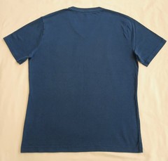 Banana Republic Eco Premium Wash T-Shirt Medium Mens Blue V-Neck Lightweight