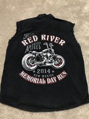 32nd annual red river 2014 new mexico memorial day run sleveless shirt Medium