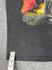Vintage 1991 Slayer Touring In The Abyss T Shirt Adult Large Black Faded RARE