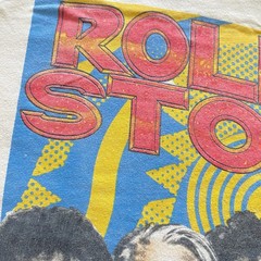Rolling Stones Steel Wheels 1989 Shea Stadium Concert T Shirt Single Stitch USA