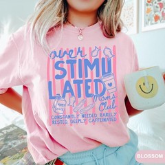 Overstimulated Moms Club Shirt, Funny Retro Mom Life T-Shirt, Gift for Mom