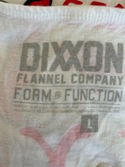 Dixxon Company Tank Top Mens Large White Graphic Tee Wolves Gorp Core Hiking