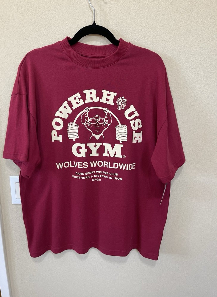 Darc Sport Powerhouse Wolves Worldwide Graphic Gym T-Shirt