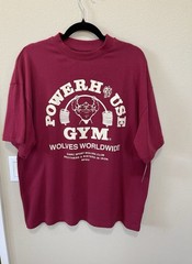 Darc Sport Powerhouse Wolves Worldwide Graphic Gym T-Shirt