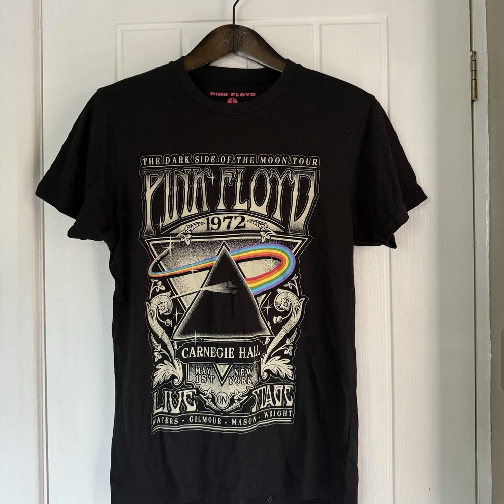 Floyd T Shirt Dark Side Of The Moon Album Live T Shirt Small S Black Official