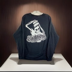 Suavecito Pomade Long Sleeve T Shirt Mens XL Skull Graphic Slick Greaser Black