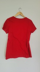 District Made Red Crew Neck Short Sleeve Graphic T Shirt Men’s L Cotton
