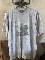 Vintage 90s Italian Kappa T Shirt Kiss Grey XL