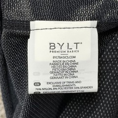 BYLT Premium Basics Shirt Mens XL Black Pulse Long Sleeve Performance Stretch