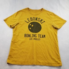 Big Lebowski Bowling Team Los Angeles T Shirt Ripple Junction Men M (pit stains)