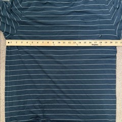 Free Fly Men’s XL Bamboo Performance Pocket T-Shirt Blue White Stripes
