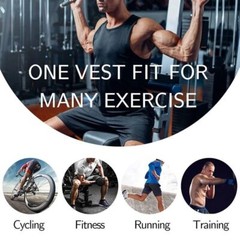 Men Cooling Weighted Workout Shaping Vest Weight Loss Slim Sleeveless Tank Top