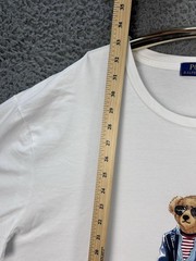 Polo Ralph Lauren Custom Fit Polo Bear T-Shirt Size 3XB Big White Preppy S/S