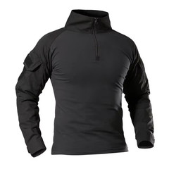 Tactical Combat Shirt Men Army Military Camo Long Sleeve Airsoft Hunting