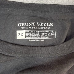 Grunt Style T-Shirt ‘Dadweiser’ Mens 3XL Black Cotton Blend Fathers Day Gift