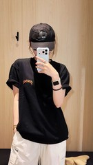 Starbucks Bearista Town Collection Embroidered Crew Neck Pure Cotton T-shirt