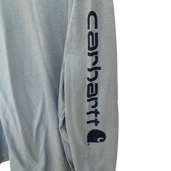 Carhartt Loose Fit Long Sleeve Blue Work T-Shirt Men’s 3XL Workwear K-231