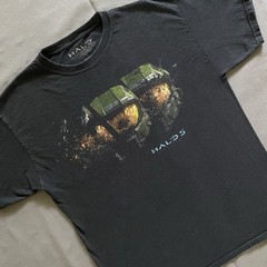 2010s Halo 5 Guardians T Shirt Mens Size Large Black Microsoft Video Game