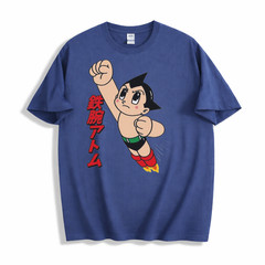 OFFICALAstro Boy Tetsuwan Atom Gray Anime Graphic T-Shirt Official Licensed Tee