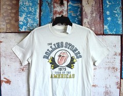 Men’s American Eagle Graphic T-Shirt The Rolling Stones SMALL White NEW